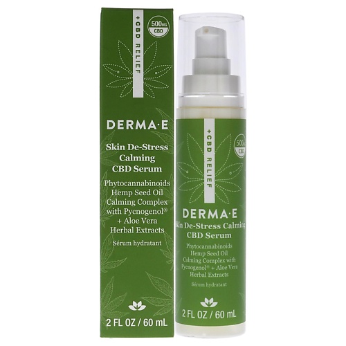 

DERMA-E Сыворотка для лица успокаивающая Skin De-Stress Calming Cbd Serum 60, Сыворотка для лица успокаивающая Skin De-Stress Calming Cbd Serum