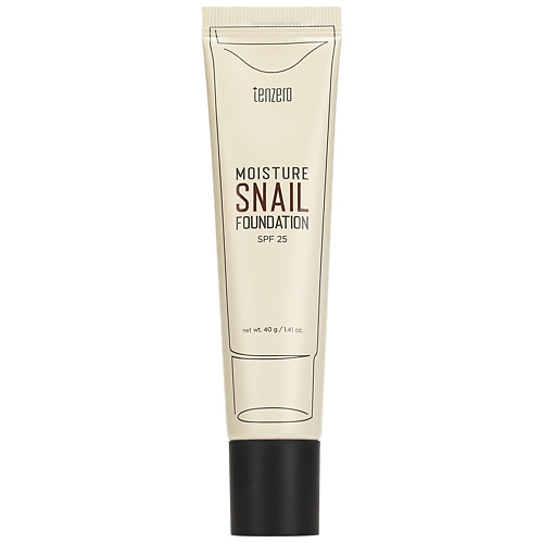 

TENZERO Тональный крем для лица с муцином улитки SPF 25+ Snail Foundation, Тональный крем для лица с муцином улитки SPF 25+ Snail Foundation