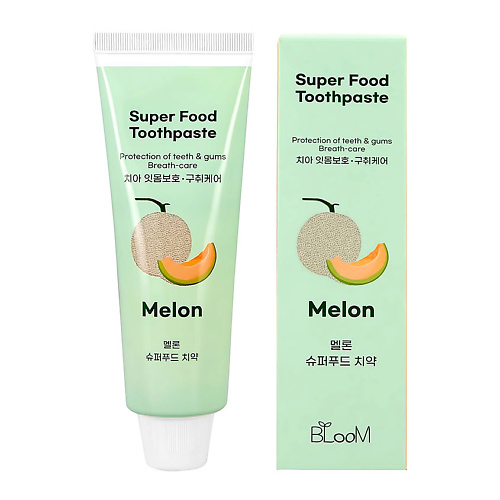 

BLOOM Паста зубная SUPER FOOD Дыня 100, Паста зубная SUPER FOOD Дыня