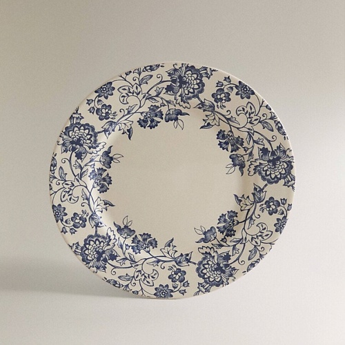 

ZARA HOME Тарелка глиняная "Лилия" 27 x 2.5 x 27, Тарелка глиняная "Лилия" 27 x 2.5 x 27