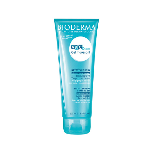 

BIODERMA Очищающий гель ABCДерм 200.0, Очищающий гель ABCДерм
