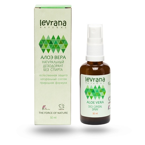 

LEVRANA Дезодорант натуральный Алоэ Вера Aloe Vera Deo Crystal Spray, Дезодорант натуральный Алоэ Вера Aloe Vera Deo Crystal Spray