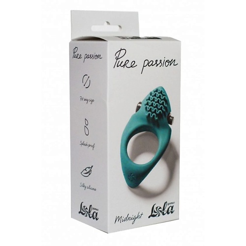 Эрекционное виброкольцо Pure Passion  Midnight