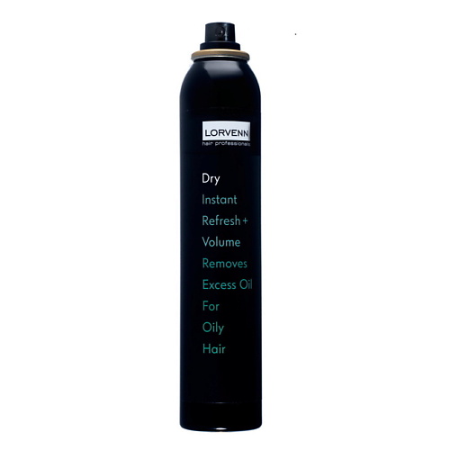 

LORVENN HAIR PROFESSIONALS Сухой шампунь для очищения волос для жирных волос 200.0, Сухой шампунь для очищения волос для жирных волос