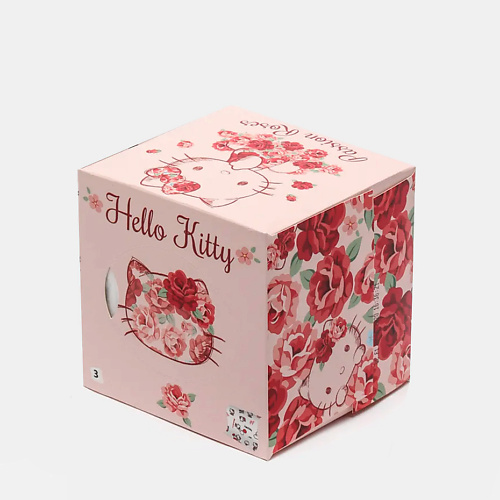 

KARTIKA Салфетки бумажные косметические "Hello Kitty" с рисунком 3 слоя 56, Салфетки бумажные косметические "Hello Kitty" с рисунком 3 слоя