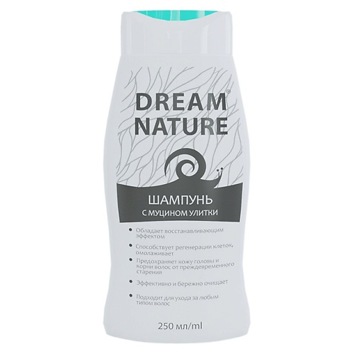 

DREAM NATURE Шампунь с муцином улитки 250.0, Шампунь с муцином улитки