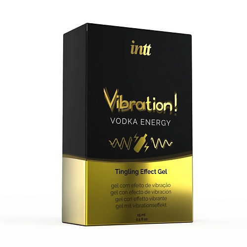 Интимная косметика INTT Увлажняющий гель для тела Vibration Gel с ароматом Водка 15