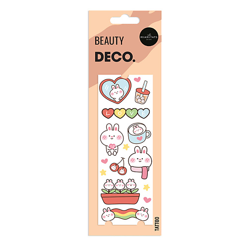 

DECO. Татуировка для тела KAWAII COLLECTION by Miami tattoos переводная (Bunny), Татуировка для тела KAWAII COLLECTION by Miami tattoos переводная (Bunny)