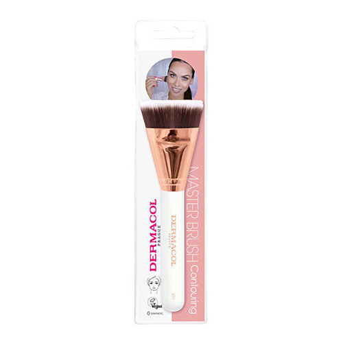 

DERMACOL Косметическая кисть для контурирования Rose Gold D57, Косметическая кисть для контурирования Rose Gold D57