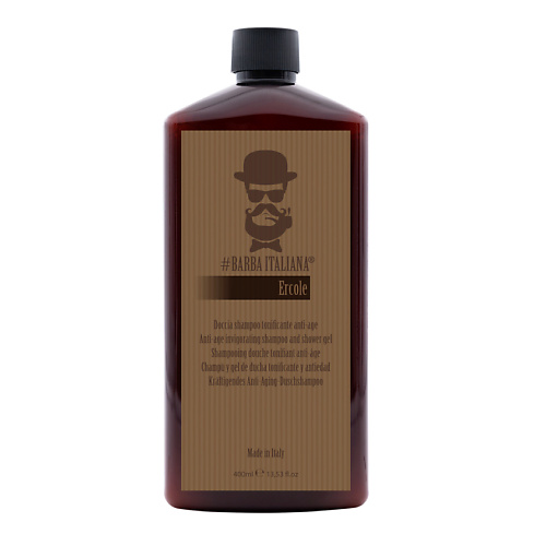  BARBA ITALIANA Шампунь с антивозрастным и бодрящим эффектом и гель для душа Ercole