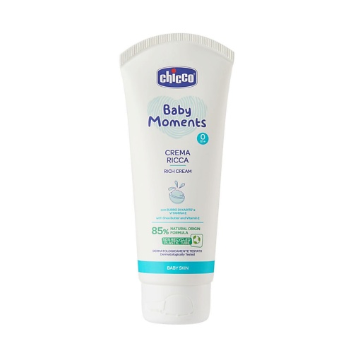 фото Chicco крем питательный baby moments 100.0