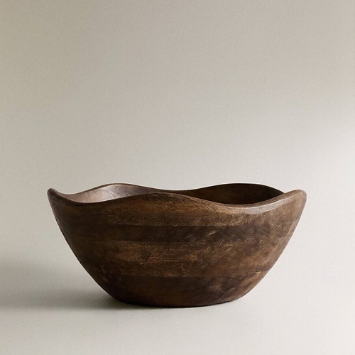 

ZARA HOME Большая салатница из дерева манго 30 x 13 x 30, Большая салатница из дерева манго 30 x 13 x 30