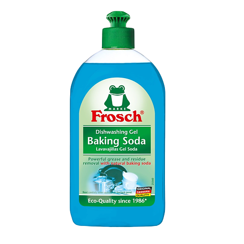 

FROSCH Концентрированный гель для мытья посуды Сода 500.0, Концентрированный гель для мытья посуды Сода