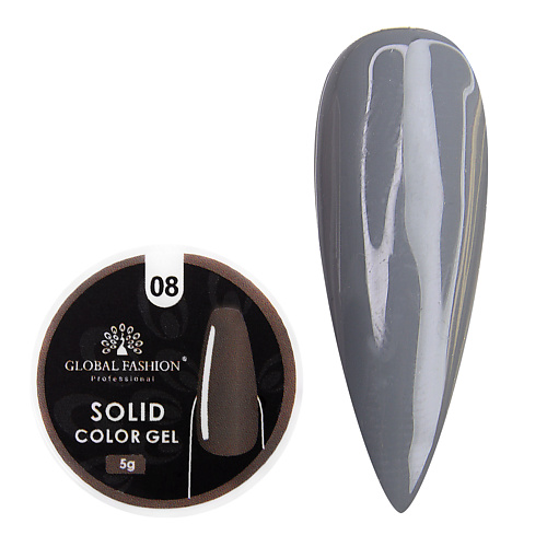 фото Global fashion гель-краска повышенной плотности, solid color gel 04