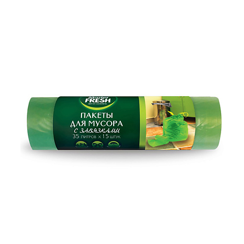 

MASTER FRESH Пакеты для мусора с завязками 15, Пакеты для мусора с завязками