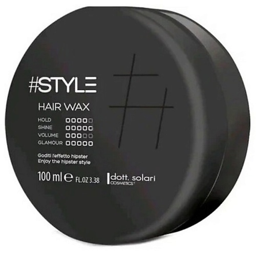 

DOTT.SOLARI COSMETICS Воск для волос сильной фиксации #STYLE 100.0, Воск для волос сильной фиксации #STYLE