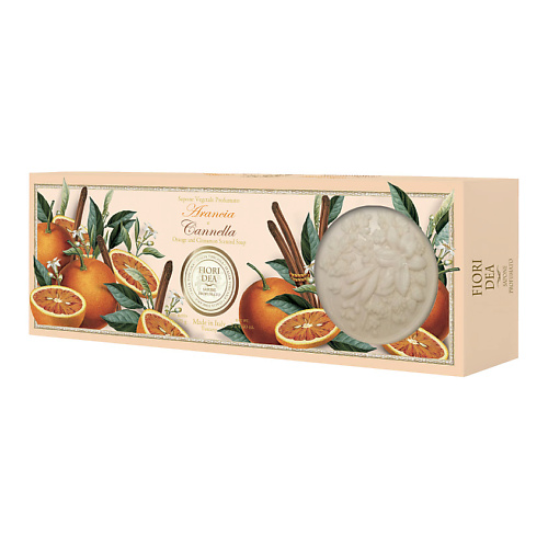 

FIORI DEA Набор Мыло кусковое Апельсин и Корица Fiori Dea Orande and Cinnamon Scented Soap, Набор Мыло кусковое Апельсин и Корица Fiori Dea Orande and Cinnamon Scented Soap