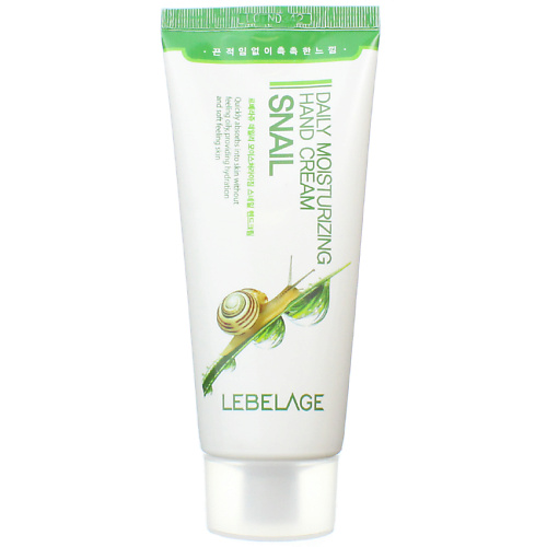

LEBELAGE Крем для рук с Муцином улитки Восстанавливающий Moisturizing Hand Cream Snail 100.0, Крем для рук с Муцином улитки Восстанавливающий Moisturizing Hand Cream Snail