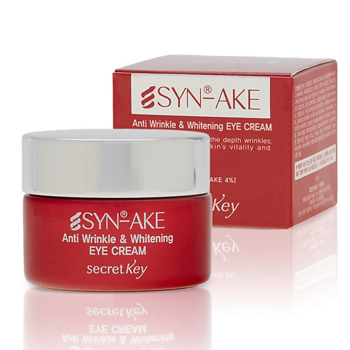 

SECRET KEY Secret Key Крем для лица с пептидом змеиного яда SYN-AKE Anti Wrinkle & Whitening Cream 50.0, Secret Key Крем для лица с пептидом змеиного яда SYN-AKE Anti Wrinkle & Whitening Cream
