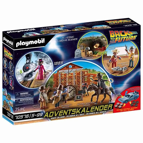 

PLAYMOBIL Адвент-календарь Назад в будущее 1.0, Адвент-календарь Назад в будущее