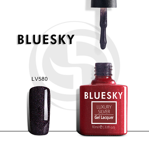 

BLUESKY Гель-лак Luxury Silver LV567, Гель-лак Luxury Silver LV567