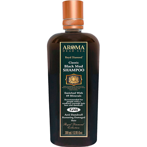 

AROMA DEAD SEA Грязевой шампунь от перхоти и выпадения волос 380, Грязевой шампунь от перхоти и выпадения волос