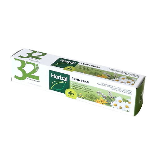

MODUM Паста зубная 32 ЖЕМЧУЖИНЫ HERBAL Семь трав 100, Паста зубная 32 ЖЕМЧУЖИНЫ HERBAL Семь трав