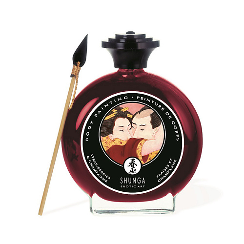 Интимная косметика  Лэтуаль SHUNGA Декоративная кремкраска для тела Шампанское и клубника 100.0
