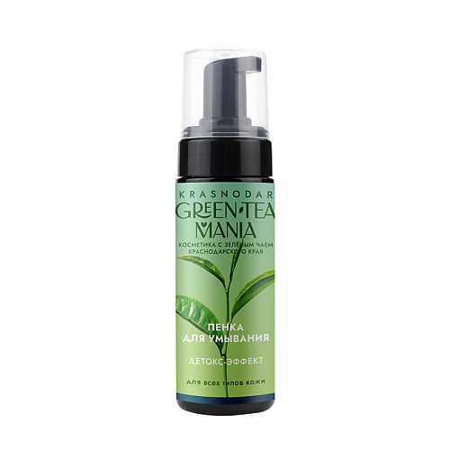 

GREEN TEA MANIA Пенка для умывания Детокс эффект 170.0, Пенка для умывания Детокс эффект