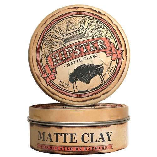 

HIPSTER Matte Clay Глина для укладки волос с сильной фиксацией и матовым эффектом 100.0, Matte Clay Глина для укладки волос с сильной фиксацией и матовым эффектом