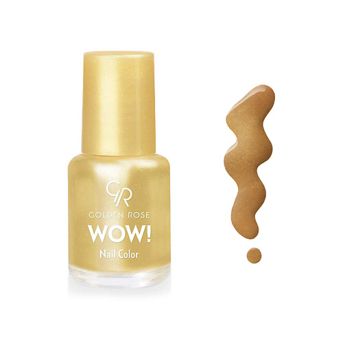 GOLDEN ROSE Лак для ногтей WOW! Nail Color Clear 6