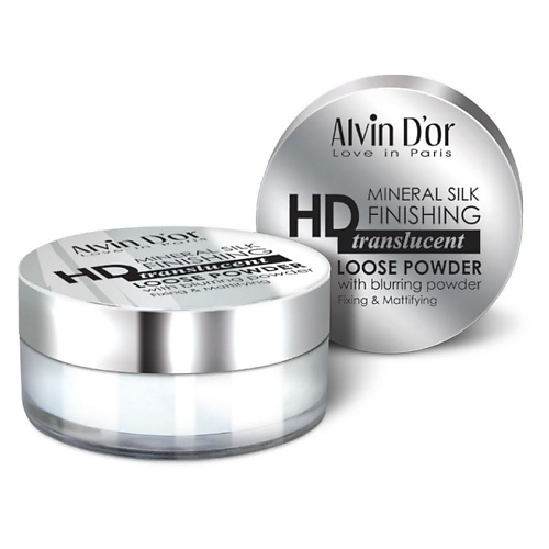 ALVIN D’OR Пудра рассыпчатая Mineral Silk Finishing