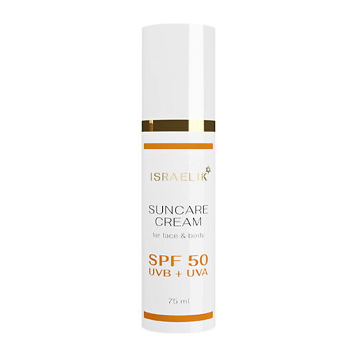фото Israelik солнцезащитный крем для лица и тела suncare cream spf 50 75.0