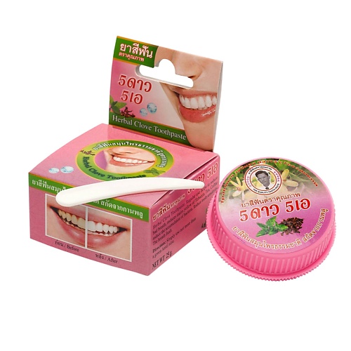 

5 STAR COSMETIC Травяная зубная паста с Гвоздикой 25, Травяная зубная паста с Гвоздикой