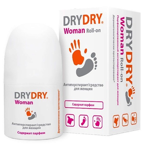 

DRY DRY Средство для нормального и обильного потоотделения Woman Roll-on 50.0, Средство для нормального и обильного потоотделения Woman Roll-on