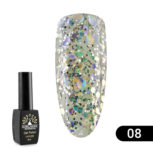 

GLOBAL FASHION Гель лак Shiny 01, Гель лак Shiny 01