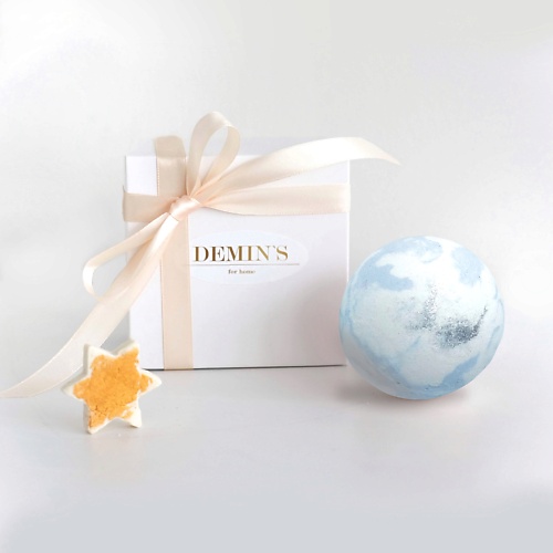 

DEMIN`S FOR HOME Набор бомбочка для ванн "Баунти" и пена для ванн "Звездочки", Набор бомбочка для ванн "Баунти" и пена для ванн "Звездочки"