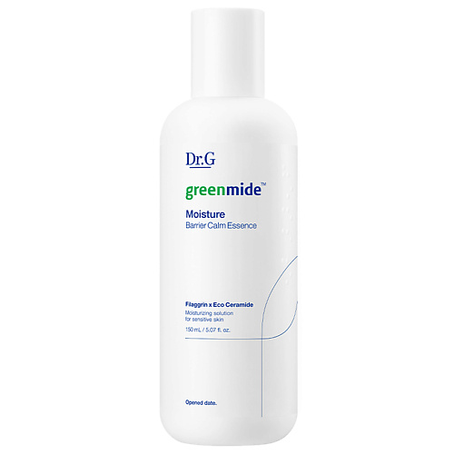 

DR.G Эссенция увлажняющая против обезвоженности GREENMIDE MOISTURE BARRIER CALM ESSENCE 150.0, Эссенция увлажняющая против обезвоженности GREENMIDE MOISTURE BARRIER CALM ESSENCE