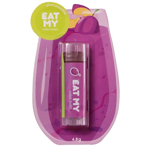 

EAT MY Оттеночный бальзам для губ Сливовый смузи Color Balm Plum Smoothle, Оттеночный бальзам для губ Сливовый смузи Color Balm Plum Smoothle