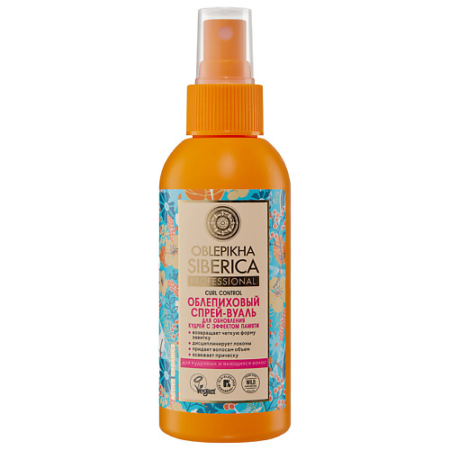 

NATURA SIBERICA Спрей-вуаль для обновления кудрявых и вьющихся волос, Спрей-вуаль для обновления кудрявых и вьющихся волос