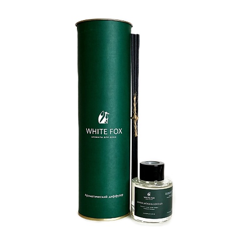 

WHITE FOX Диффузор с палочками "Sandalwood & Leather" 50.0, Диффузор с палочками "Sandalwood & Leather"