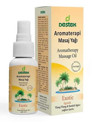 

DESTEK Косметическая смесь масел для массажа EXOTIC расслабление, релаксация, увлажнение 150.0, Косметическая смесь масел для массажа EXOTIC расслабление, релаксация, увлажнение
