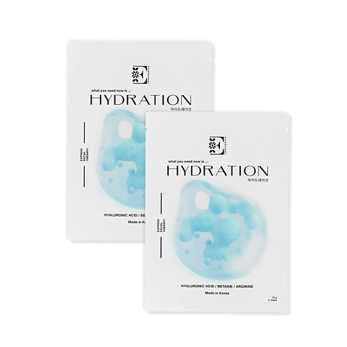 ENTREDERMA Набор Hydration маска для лица тканевая увлажняющая