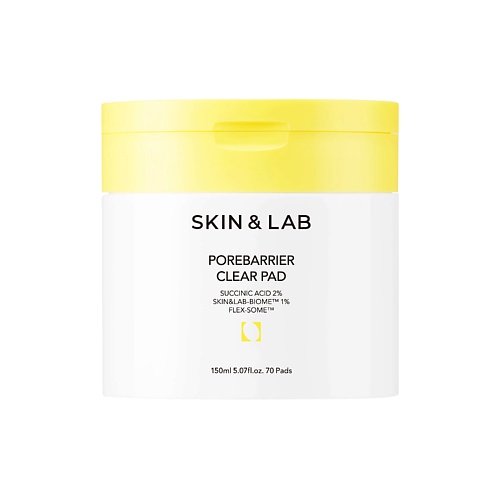 

SKIN&LAB Очищающие тонер- пэды Porebarrier Clear Pad 150.0, Очищающие тонер- пэды Porebarrier Clear Pad