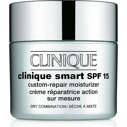 

CLINIQUE Интеллектуальный восстанавливающий дневной крем с SPF 15 для комбинированной и склонной к сухости кожи Smart Moisturizer, Интеллектуальный восстанавливающий дневной крем с SPF 15 для комбинированной и склонной к сухости кожи Smart Moisturizer