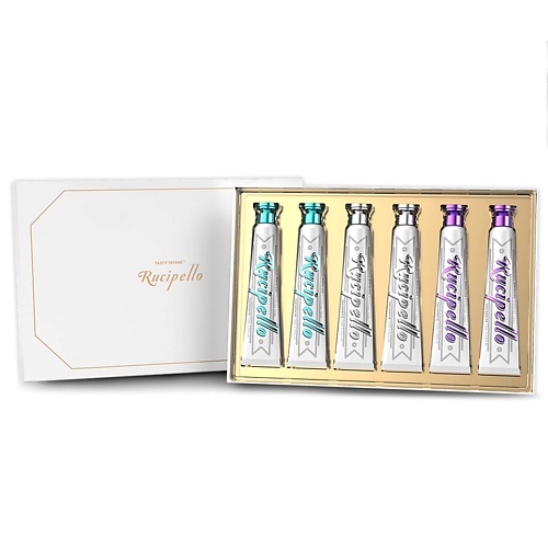 

RUCIPELLO Подарочный Набор 6 предметов Set 600 P Toothpaste 6 зубных паст 600, Подарочный Набор 6 предметов Set 600 P Toothpaste 6 зубных паст