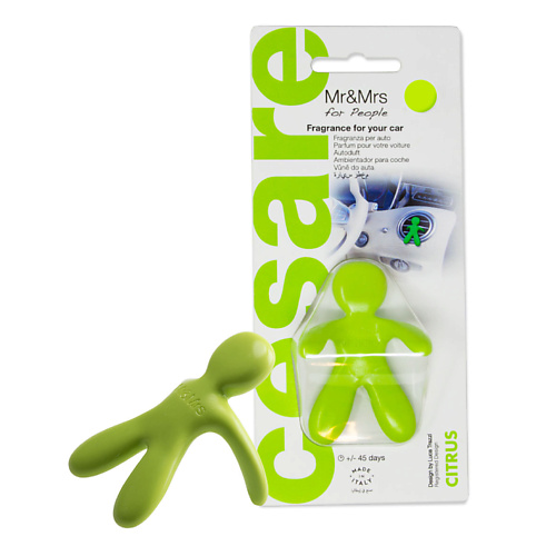 

MR & MRS FRAGRANCE Ароматизатор для автомобиля CESARE CITRUS 1, Ароматизатор для автомобиля CESARE CITRUS