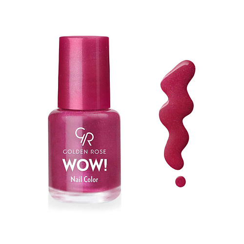 GOLDEN ROSE Лак для ногтей WOW! Nail Color Clear 6