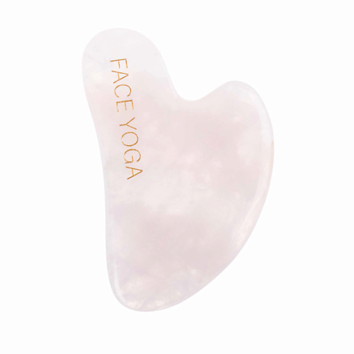 FACE YOGA массажер для лица гуаша из натурального розового кварца 2380₽