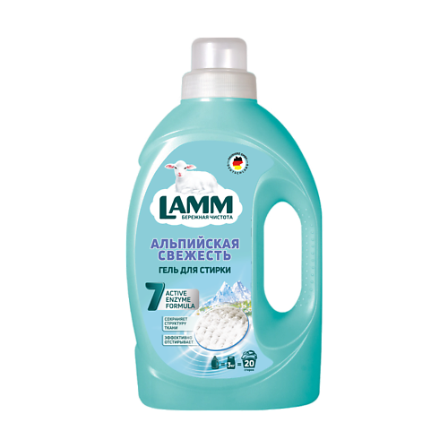 

LAMM Гель для стирки "АЛЬПИЙСКАЯ СВЕЖЕСТЬ" для белого белья 1299.0, Гель для стирки "АЛЬПИЙСКАЯ СВЕЖЕСТЬ" для белого белья
